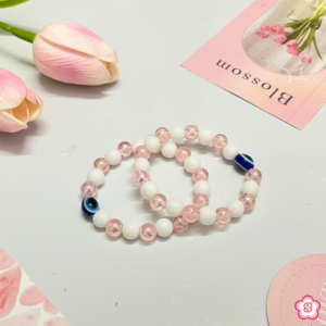 Blush Evil Eye Bracelet
