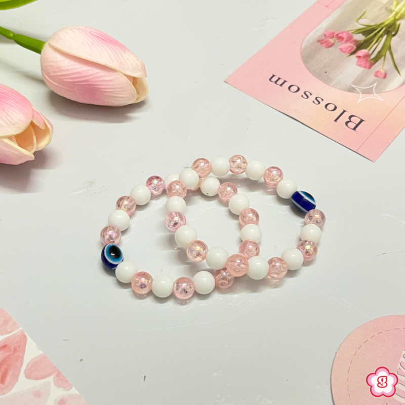 Blush Evil Eye Bracelet