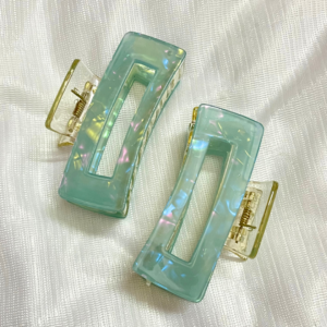 Mint Mirage Rectangle Korean Claw