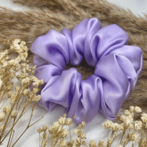 Blush Mauve XL Satin Scrunchie