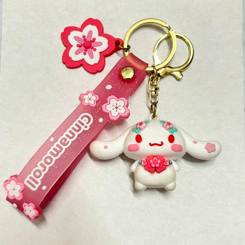 Cinnamoroll Sakura Keychain