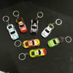 Pull Back Racing Car Keychains