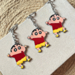 Shinchan Metallic Keychain