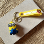 Cute Minion Keychain with Tag