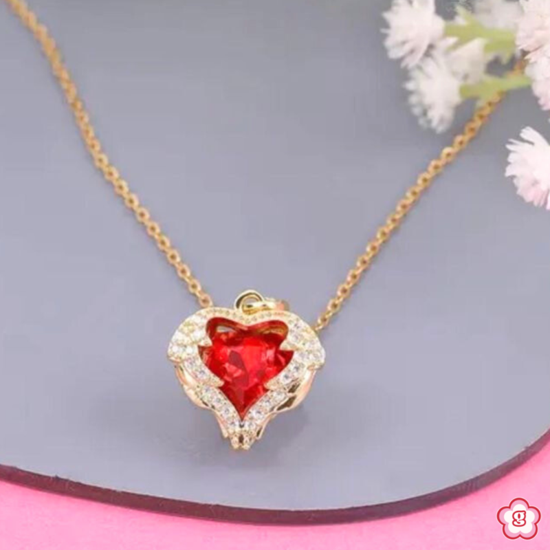 Katherine’s Flame Red Necklace