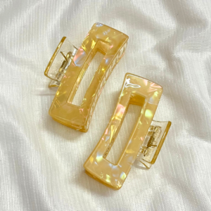 Golden Glow Rectangle Korean Claw