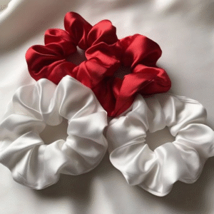 Romantic Duo Satin Scrunchie Set