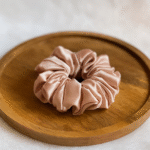 Blush Bloom XL Satin Scrunchie