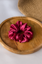 Rosy Pink XL Satin Scrunchie