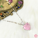 Pink Eternal Love Necklace – Salvatore Heart Pendant Pink Eternal Love Necklace – Salvatore Heart Pendant