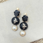 Korean Black Hair Clip Pair