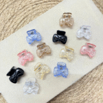 Bow Mini Hair Claw Set (6 pcs)