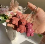 Viral Teddy Lipstick Keychains