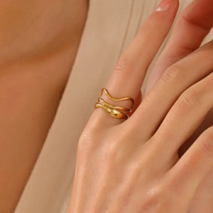 The Interweaving Anti Tarnish Ring