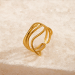 The Interweaving Anti Tarnish Ring