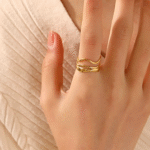 The Interweaving Anti Tarnish Ring