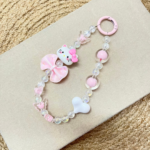 Kawaii Kitty Beaded Strap Bag Charm