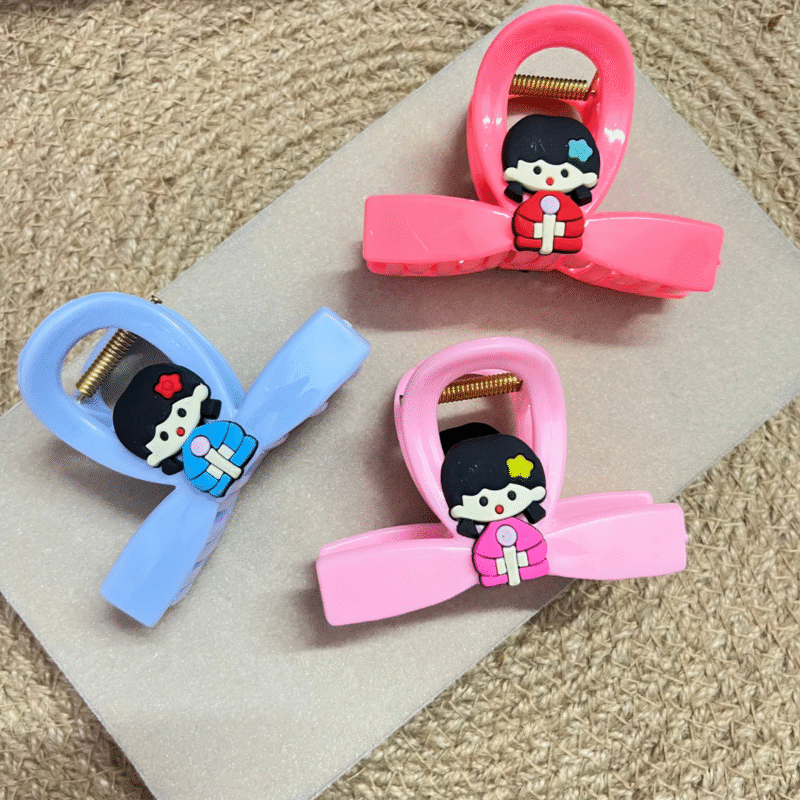 Korean Girl Cartoon Hair Claw