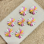 Multicolor Daisy Petal Hair Clip