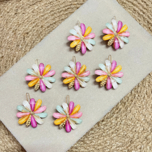 Multicolor Daisy Petal Hair Clip