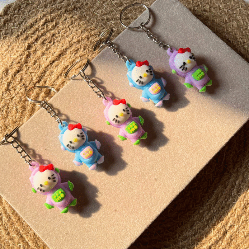 Robo Kitty Keychain