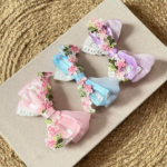 Floral Princess Bow Hair Clip Floral Princess Bow Hair Clip