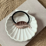 Rose Gold Leaf Hair Tie