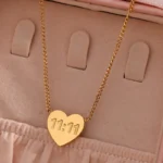 Gold-Plated Anti Tarnish 11:11 Heart Pendant