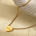 Gold-Plated Anti Tarnish 11:11 Heart Pendant