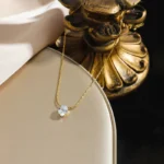Crystal Teardrop Anti-Tarnish Necklace