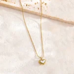 Golden Heartbeat Anti-Tarnish Necklace