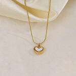 Golden Heartbeat Anti-Tarnish Necklace