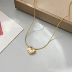 Golden Heartbeat Anti-Tarnish Necklace