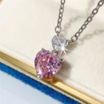 DY PS 6512 1 3000x Sweetheart Duo anti tarnish Pendant Necklace