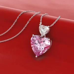 Sweetheart Duo anti tarnish Pendant Necklace