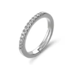 Elegant Line Anti-Tarnish AD Ring
