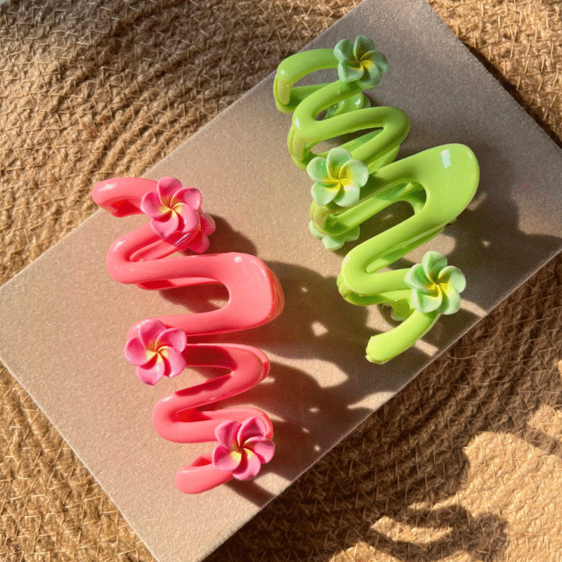 Tropical Bloom Hair Claw