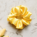 Butter Yellow XL Satin Scrunchie