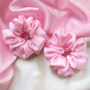 Baby Pink XL Satin Scrunchie