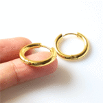 Classic Gold Plated Anti-Tarnish Hoops
