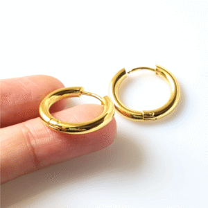 Classic Gold Plated Anti-Tarnish Hoops