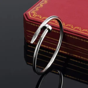 Bold Stainless Steel Nail Bangle