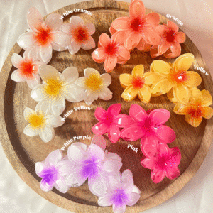 Plumeria Blossom Large Floral Claw 