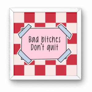 Pinterest Girlboss Frame 5x5"