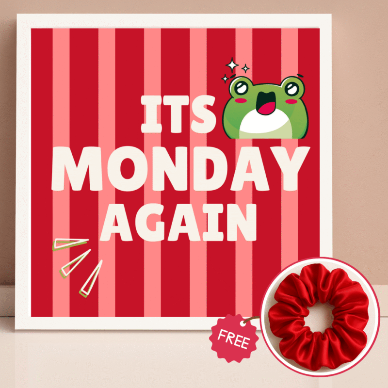 Pinterest Monday Frog Frame 5x5”