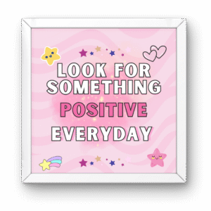Positive Vibes Pinterest Frame