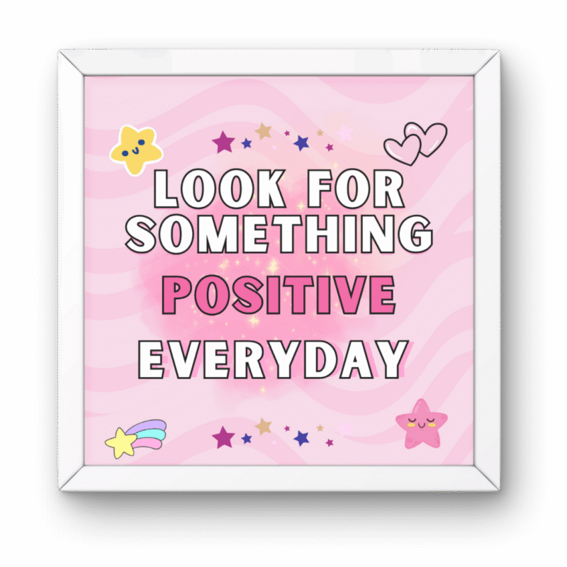 Positive Vibes Pinterest Frame
