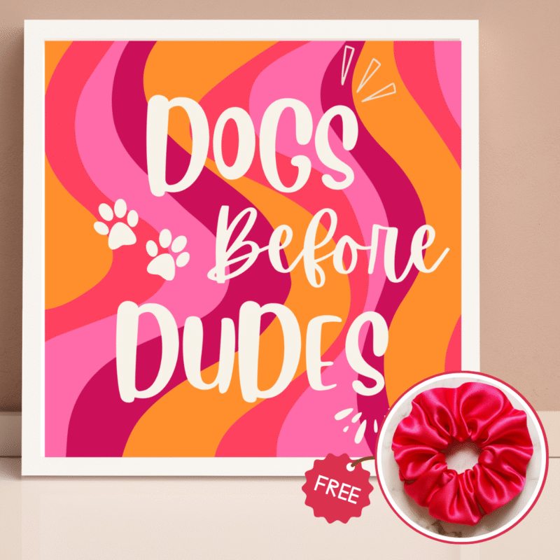 Pinterest Frame Dogs Before Dudes 5x5”