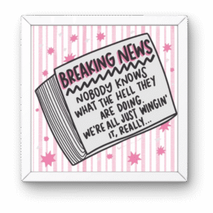 Funny Motivational Wall Art Frame