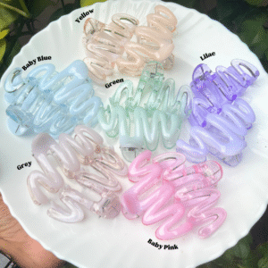 Wavy Pastel Dual Shade Hair Claws